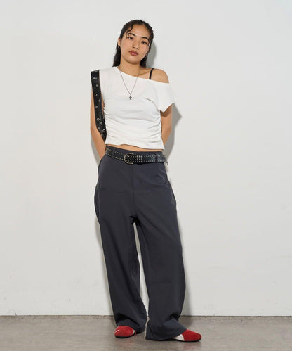 【3尺碼】斜口袋休閒褲