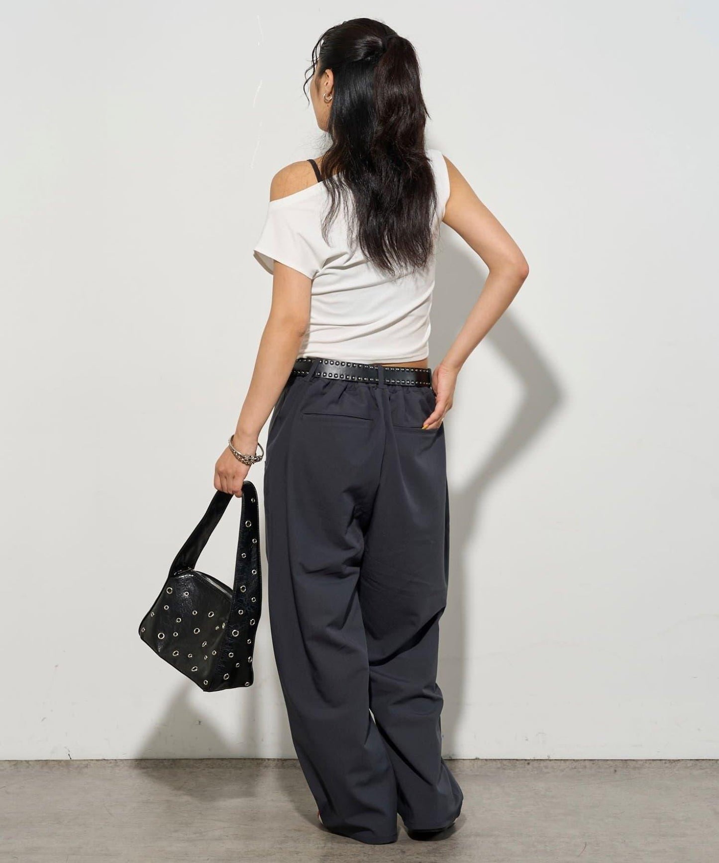 【3尺碼】斜口袋休閒褲