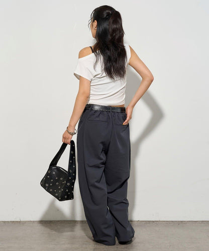 【3尺碼】斜口袋休閒褲