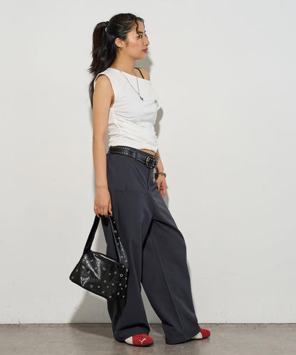 【3尺碼】斜口袋休閒褲