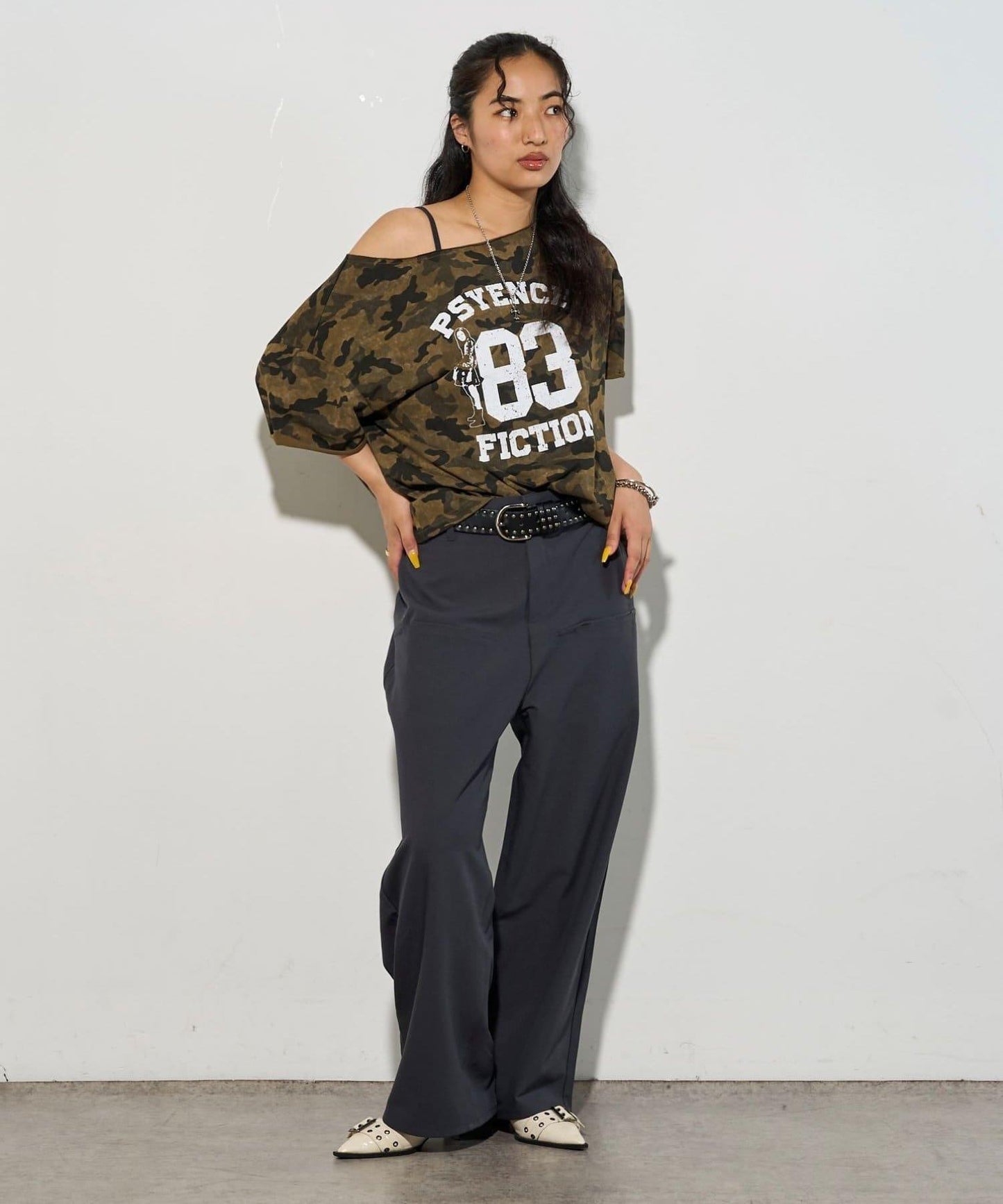 【3尺碼】斜口袋休閒褲