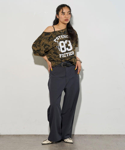 【3尺碼】斜口袋休閒褲