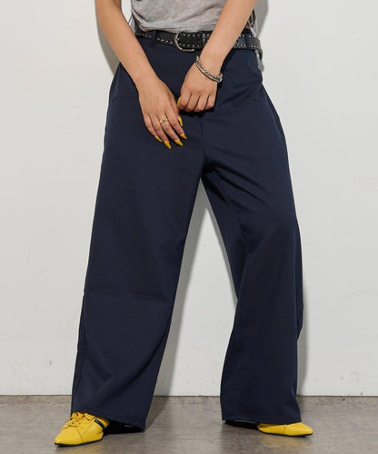 【3尺碼】斜口袋休閒褲