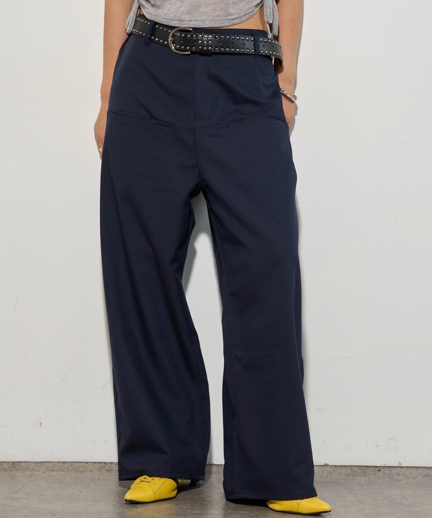 【3尺碼】斜口袋休閒褲