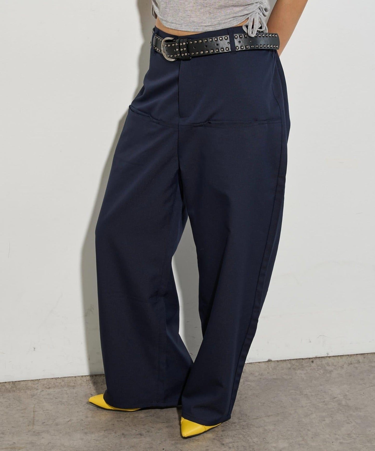 【3尺碼】斜口袋休閒褲