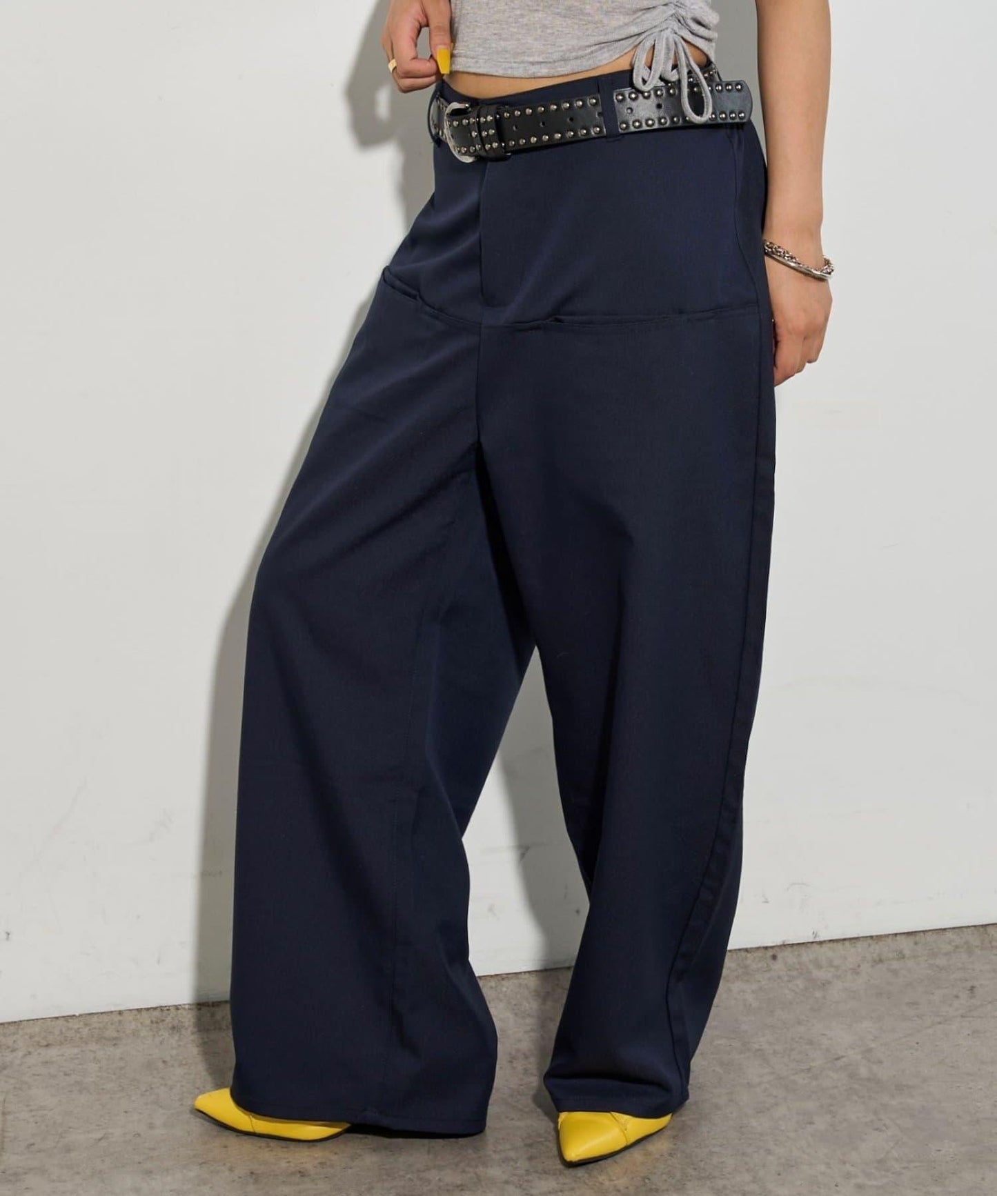 【3尺碼】斜口袋休閒褲