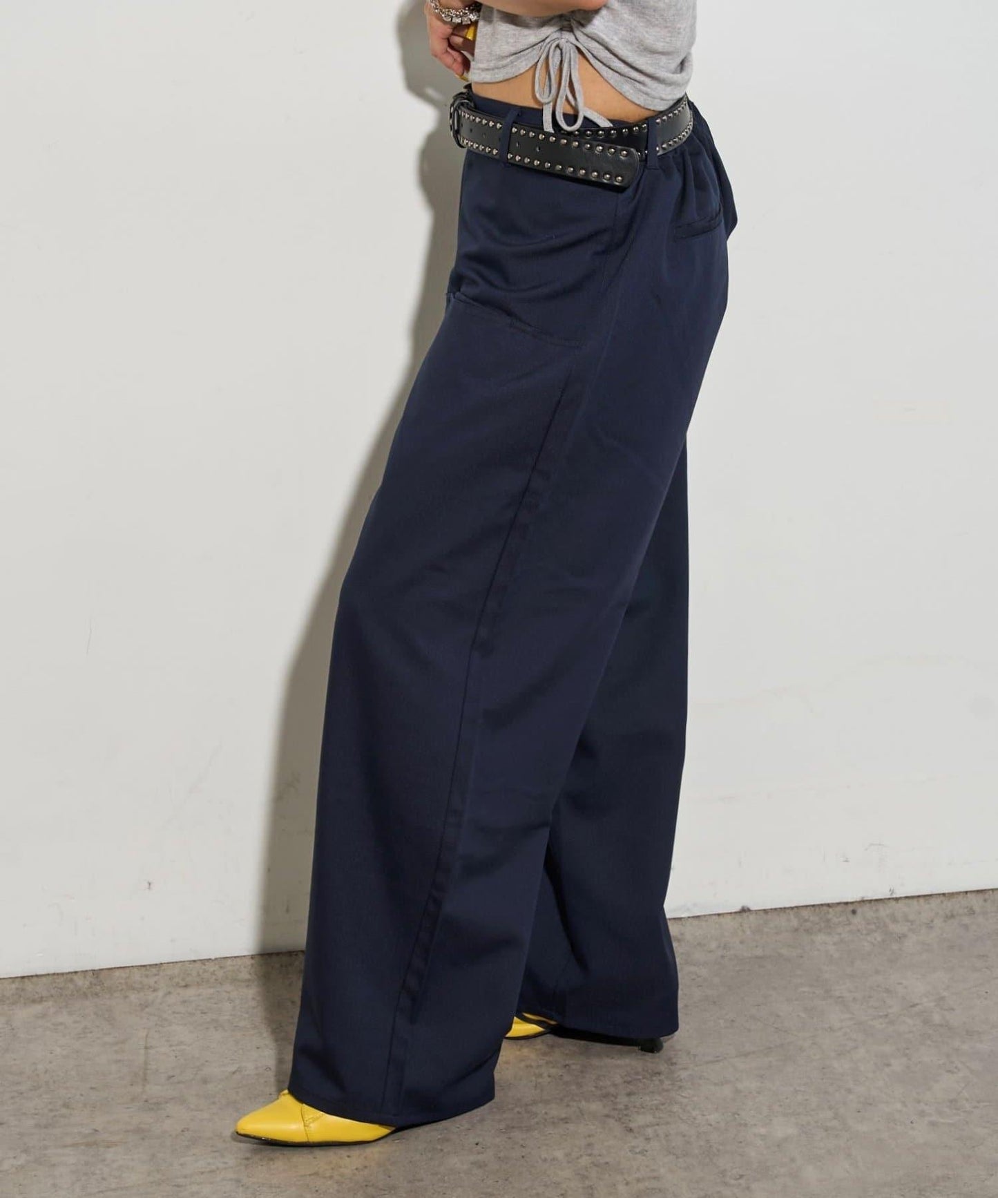 【3尺碼】斜口袋休閒褲