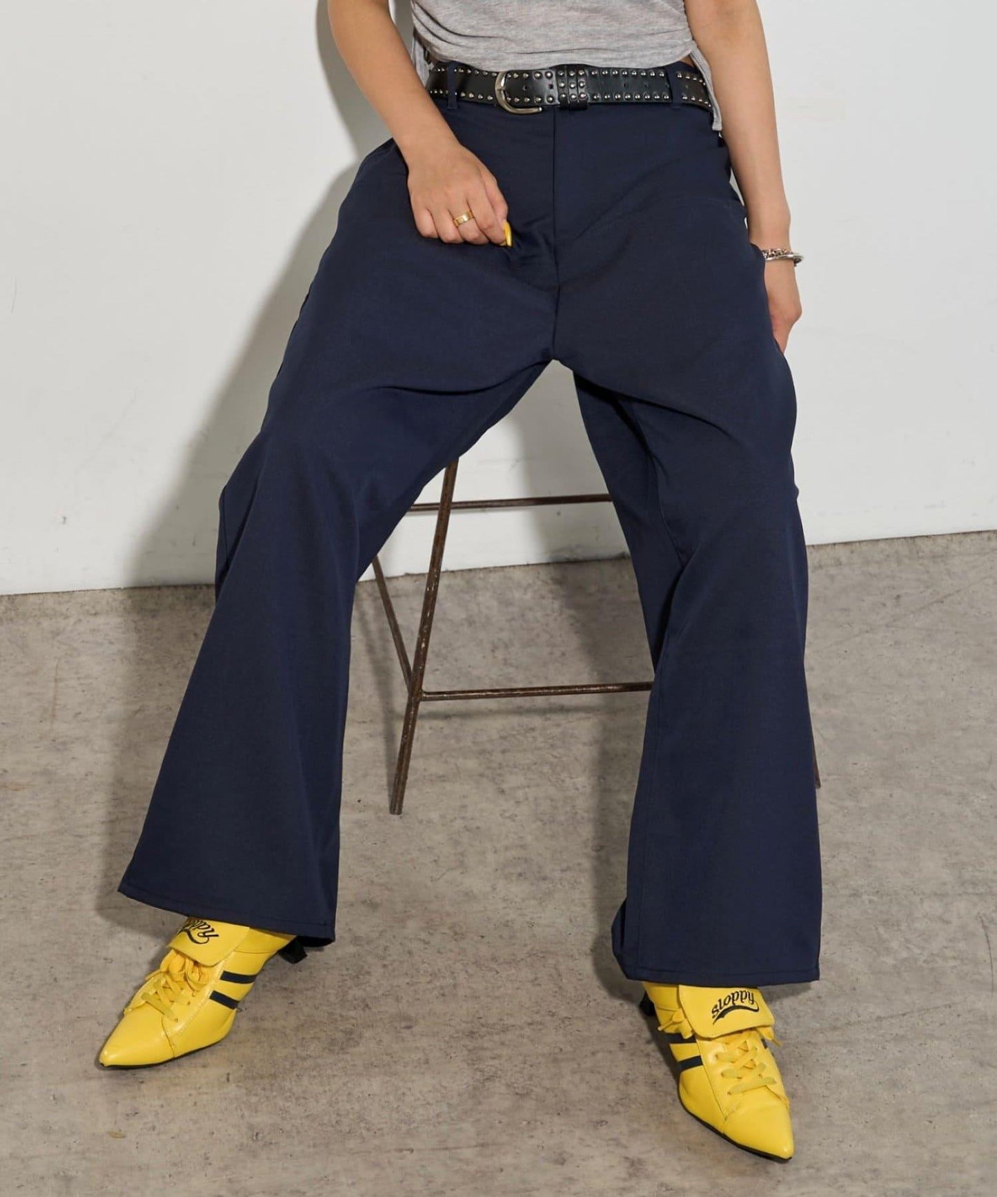 【3尺碼】斜口袋休閒褲