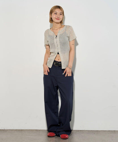 【3尺碼】斜口袋休閒褲