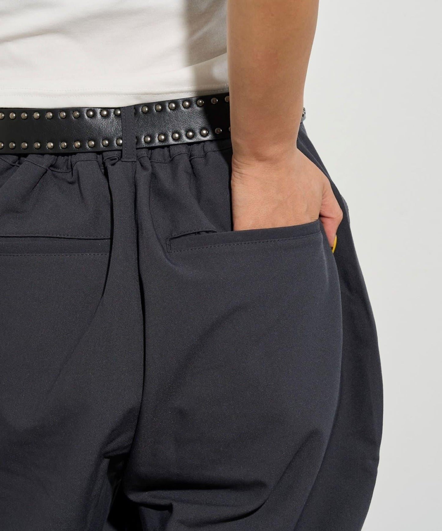 【3尺碼】斜口袋休閒褲