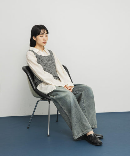 中縫方頭樂福鞋