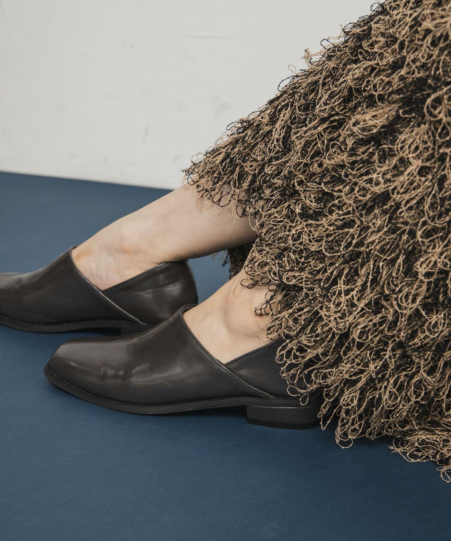 中縫方頭樂福鞋