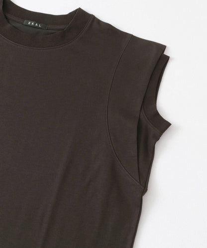 T/C珠地拼接荷葉邊T恤