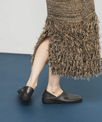 中縫方頭樂福鞋