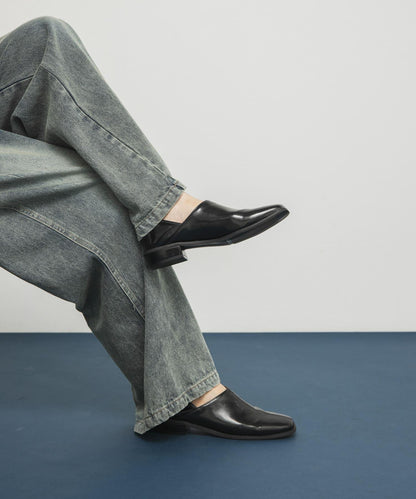 中縫方頭樂福鞋