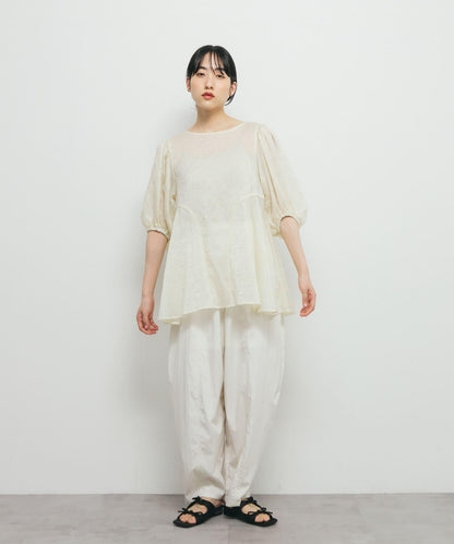 拼接線條透視感襯衫