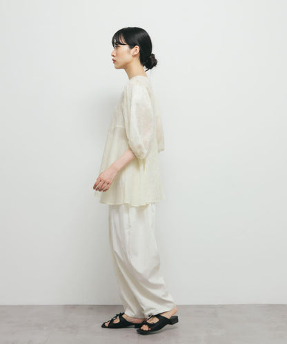 拼接線條透視感襯衫