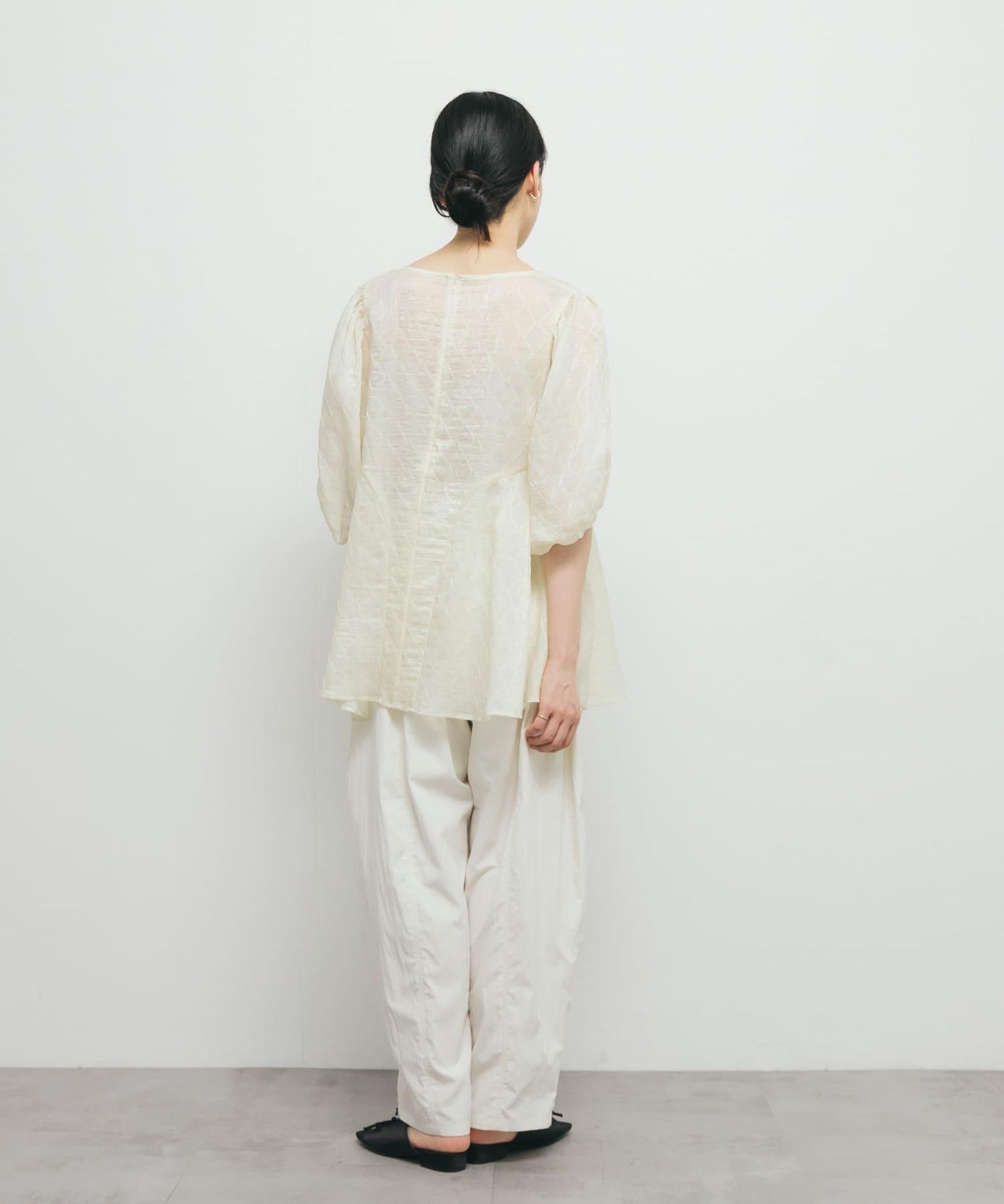 拼接線條透視感襯衫