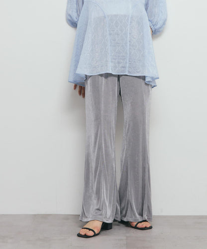 亮面易穿喇叭褲