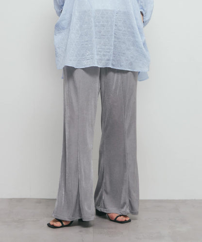 亮面易穿喇叭褲