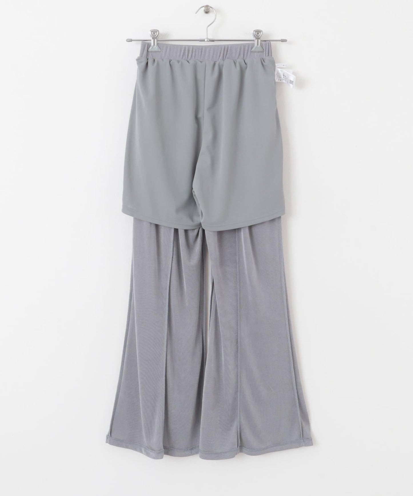 亮面易穿喇叭褲