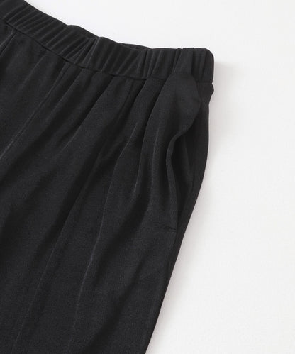 亮面易穿喇叭褲