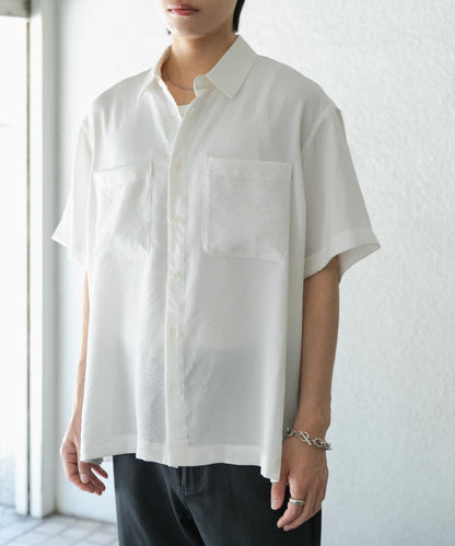 軟斜紋常規領短袖襯衫