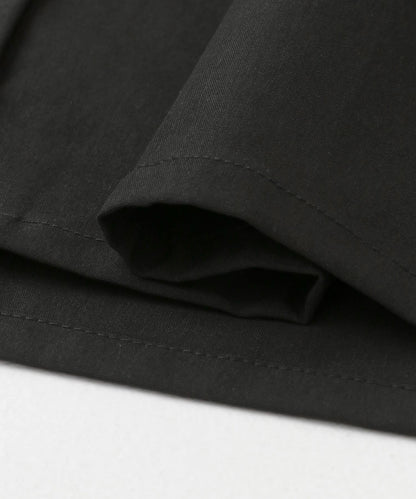 設計感翻領短袖襯衫