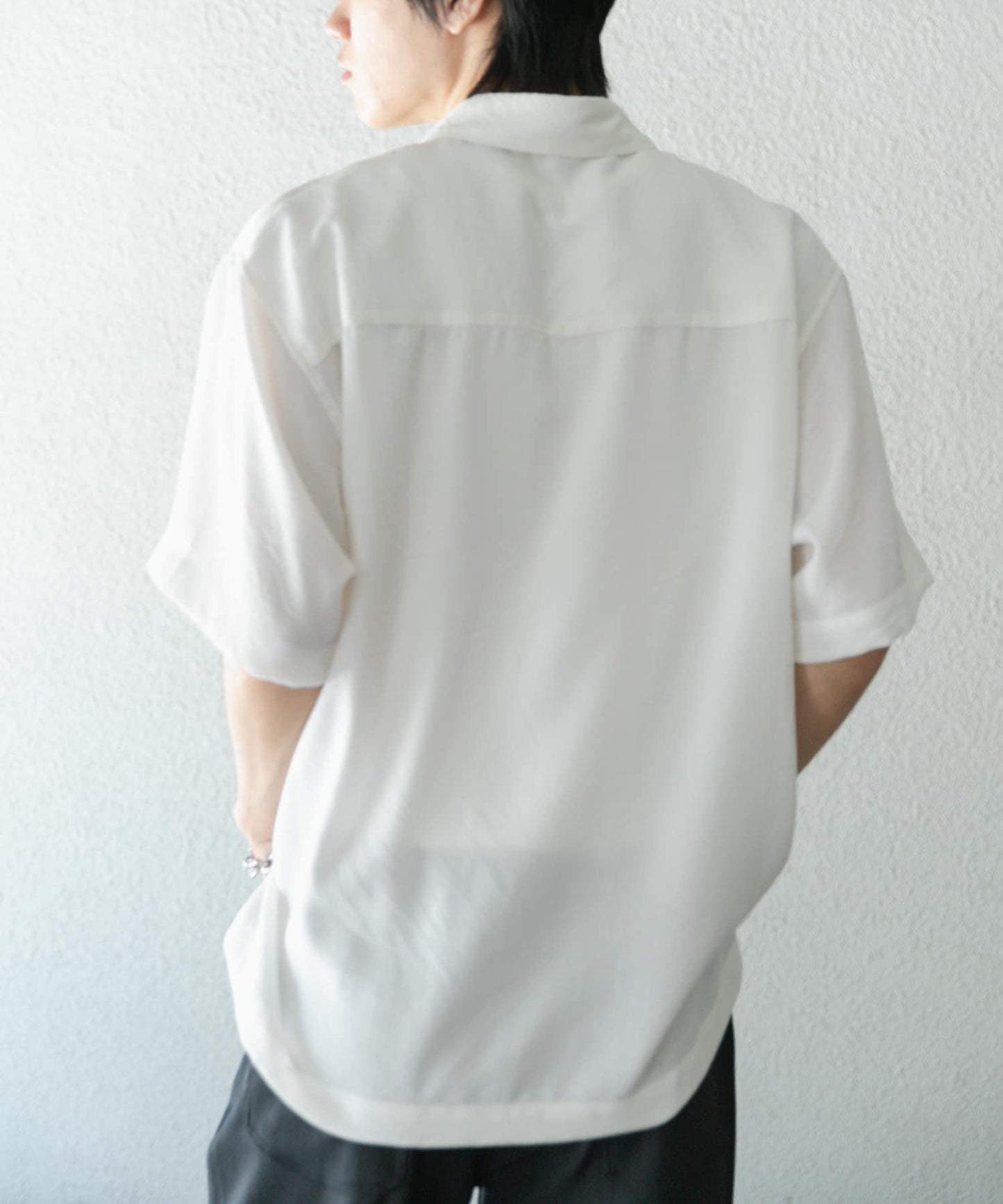 軟斜紋常規領短袖襯衫