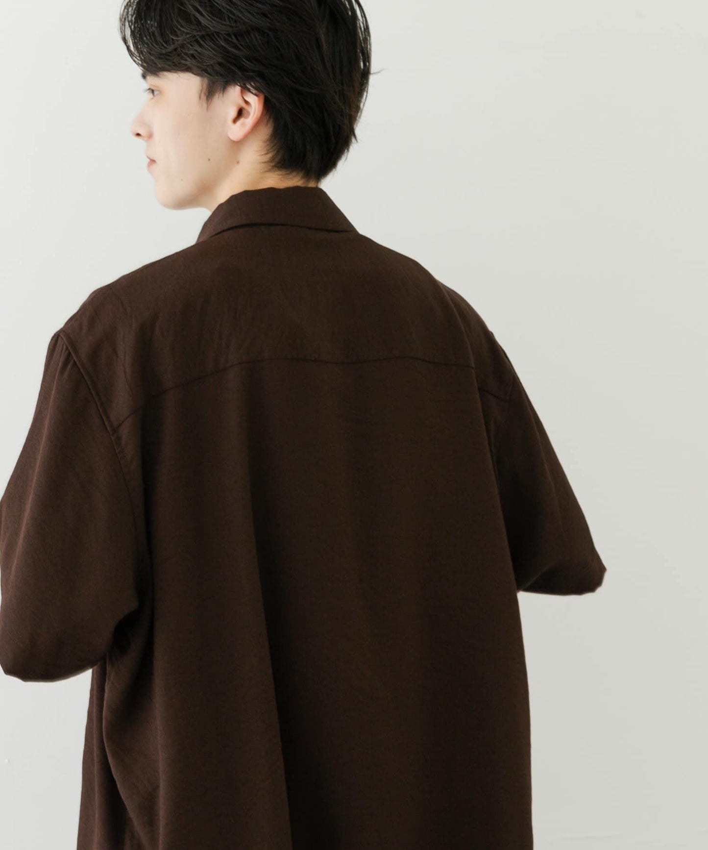 軟斜紋常規領短袖襯衫