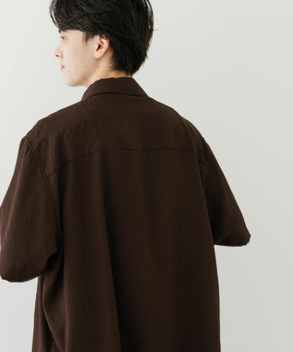 軟斜紋常規領短袖襯衫