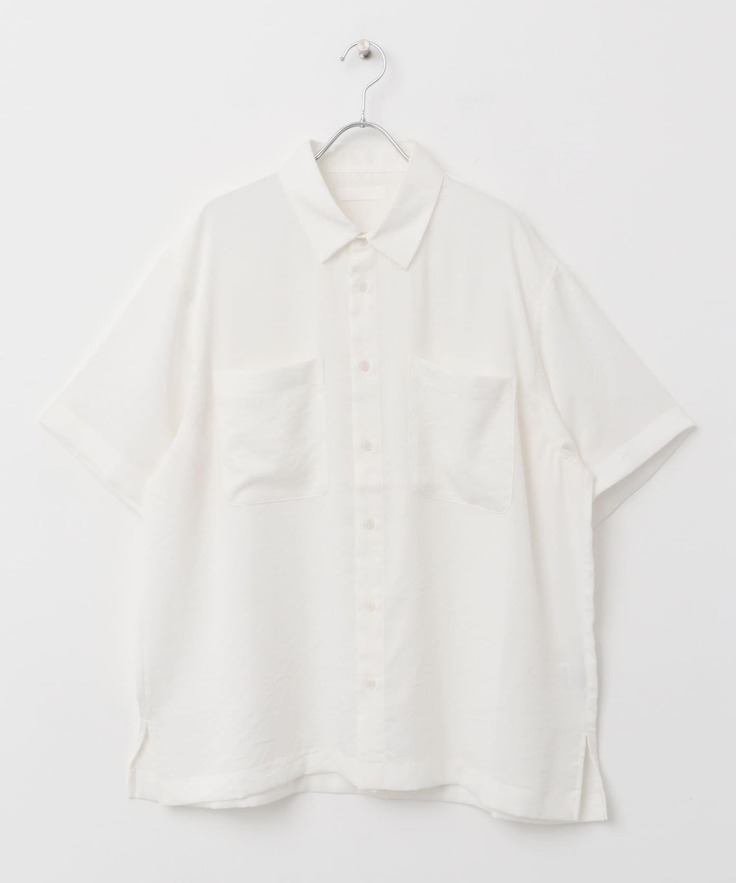 軟斜紋常規領短袖襯衫