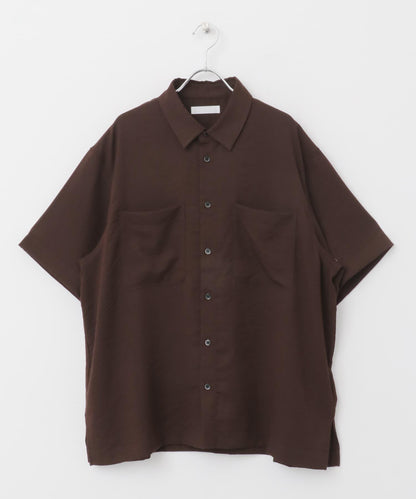 軟斜紋常規領短袖襯衫