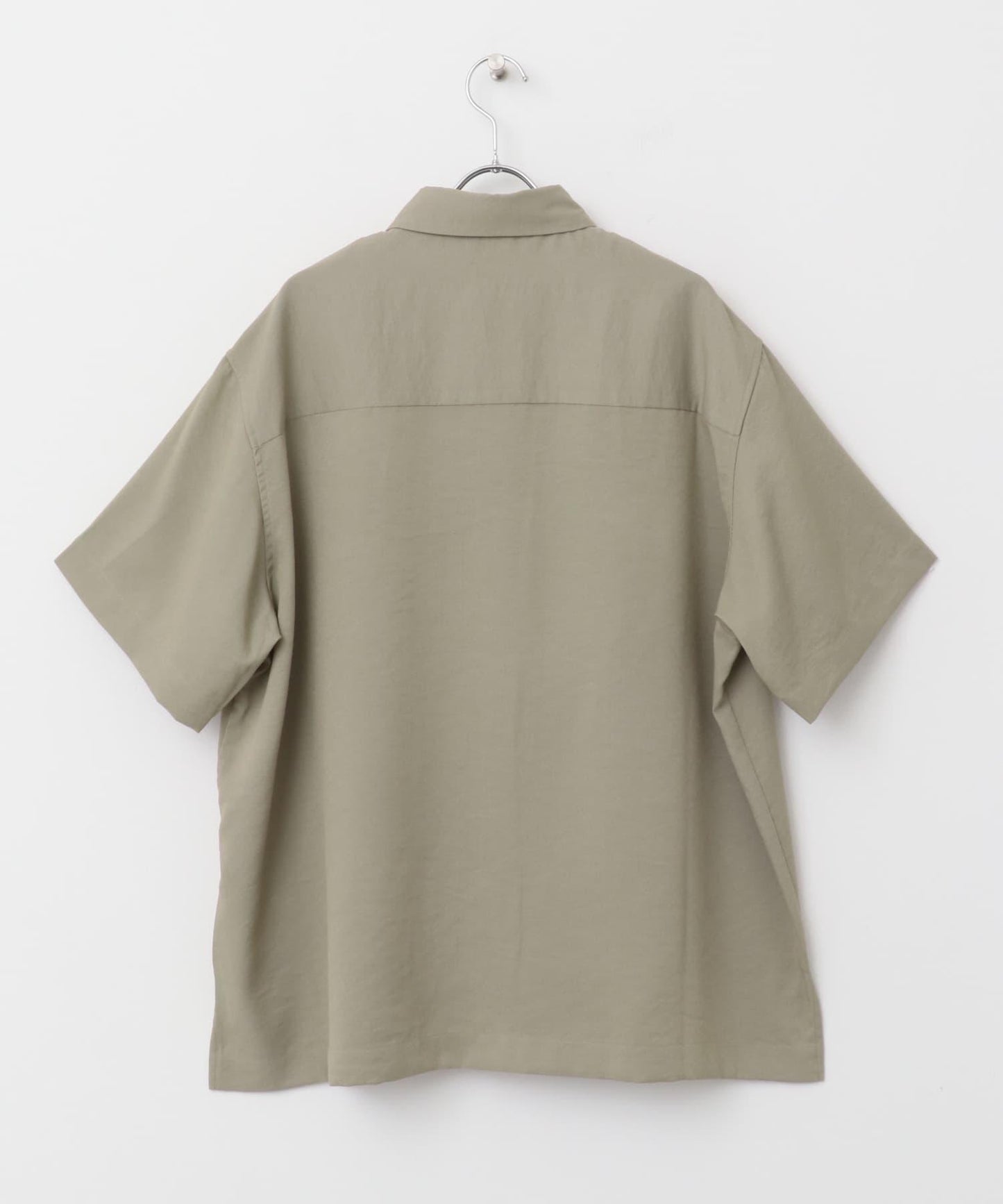 軟斜紋常規領短袖襯衫