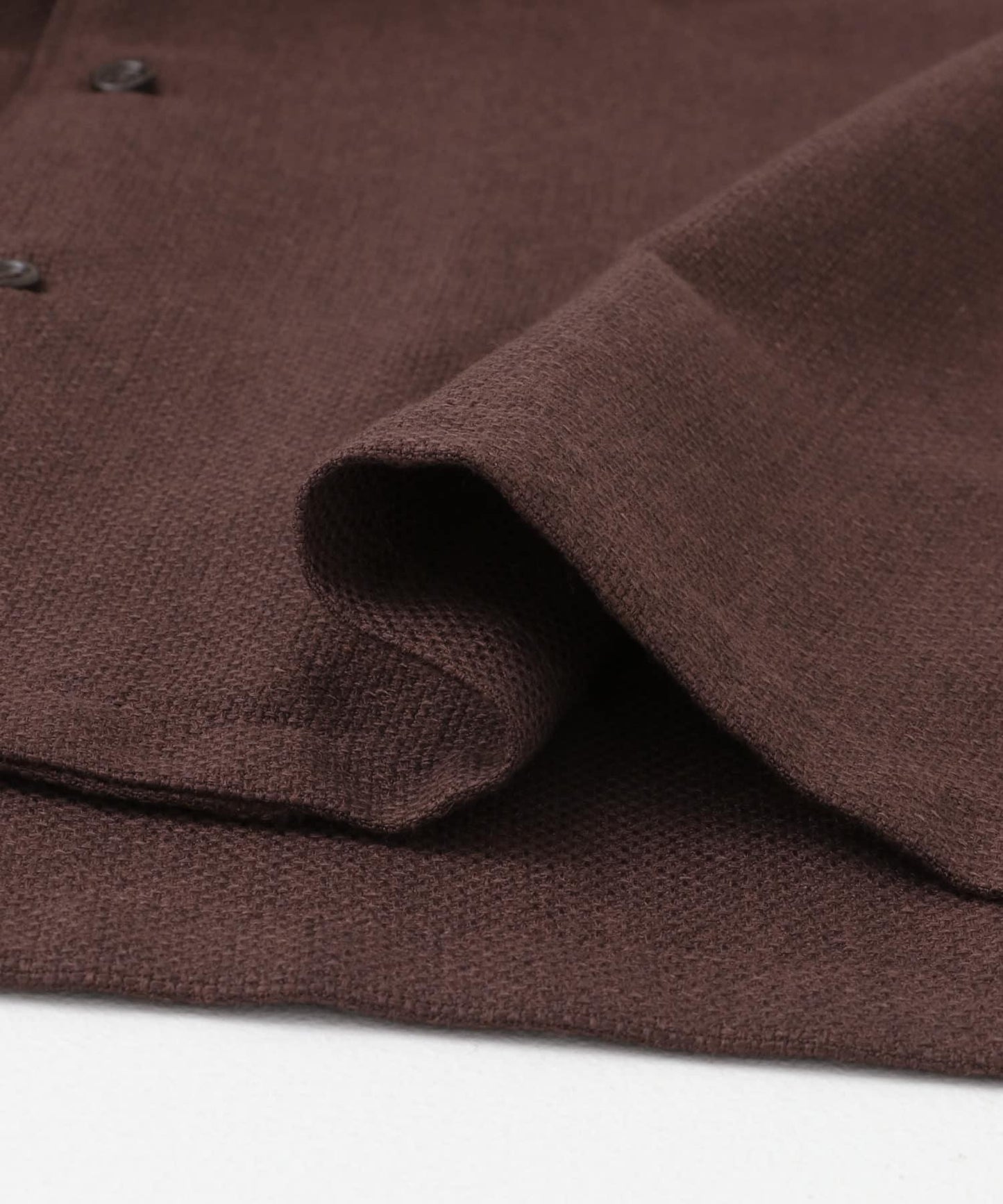 混色開領短袖襯衫