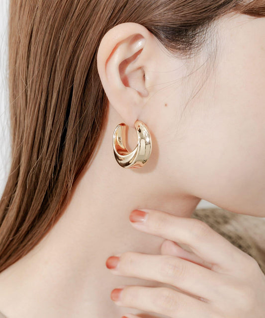 簡約圓環耳環