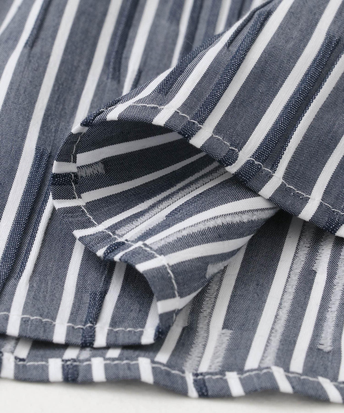 拼色提花短袖襯衫