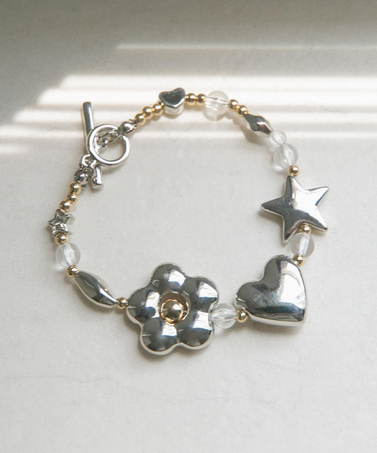 圖案吊墜T形扣手鍊