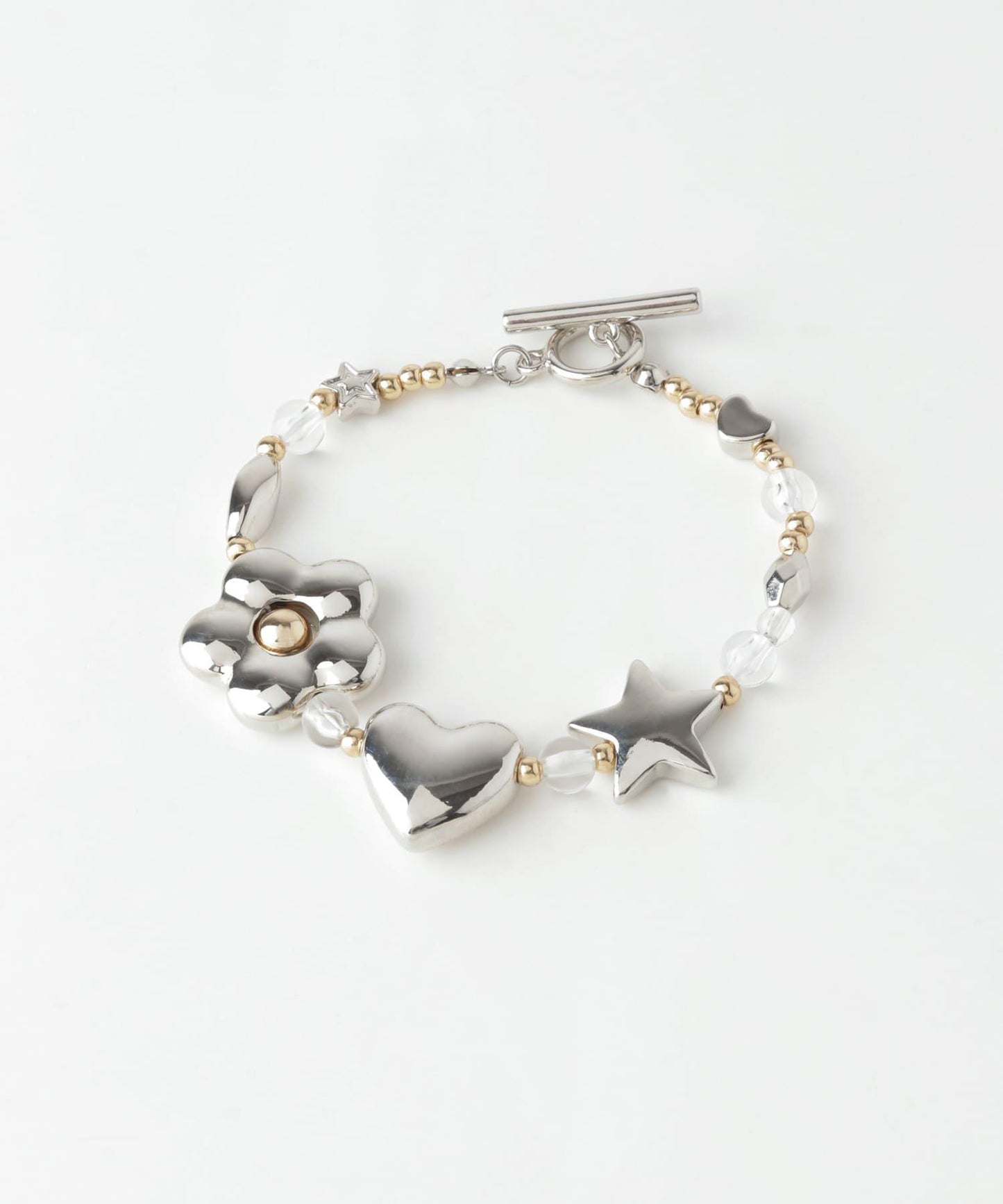 圖案吊墜T形扣手鍊