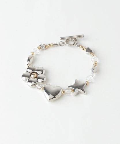 圖案吊墜T形扣手鍊