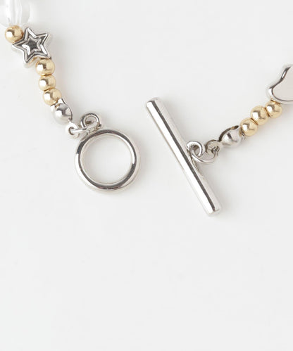 圖案吊墜T形扣手鍊