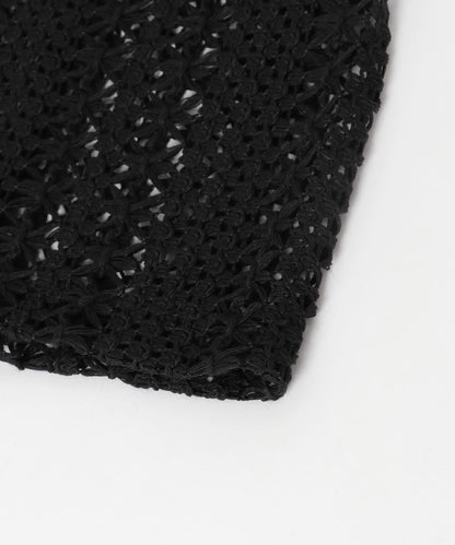 鉤針蕾絲針織帽