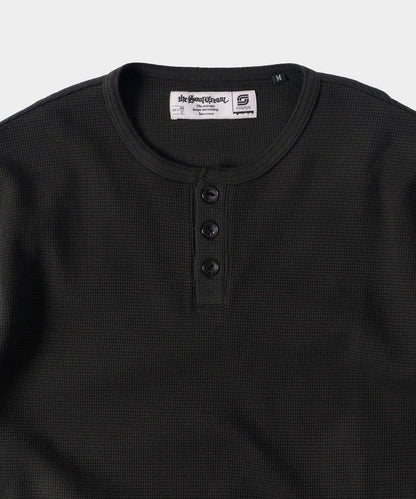 【酸奶油/酸奶油】華夫餅亨利圓領T恤 / 2尺碼