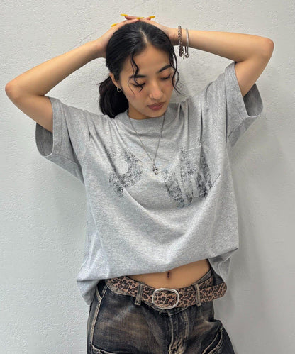 模版印花 口袋 PWステンシルプリント TEE T恤