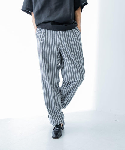 條紋休閒褲