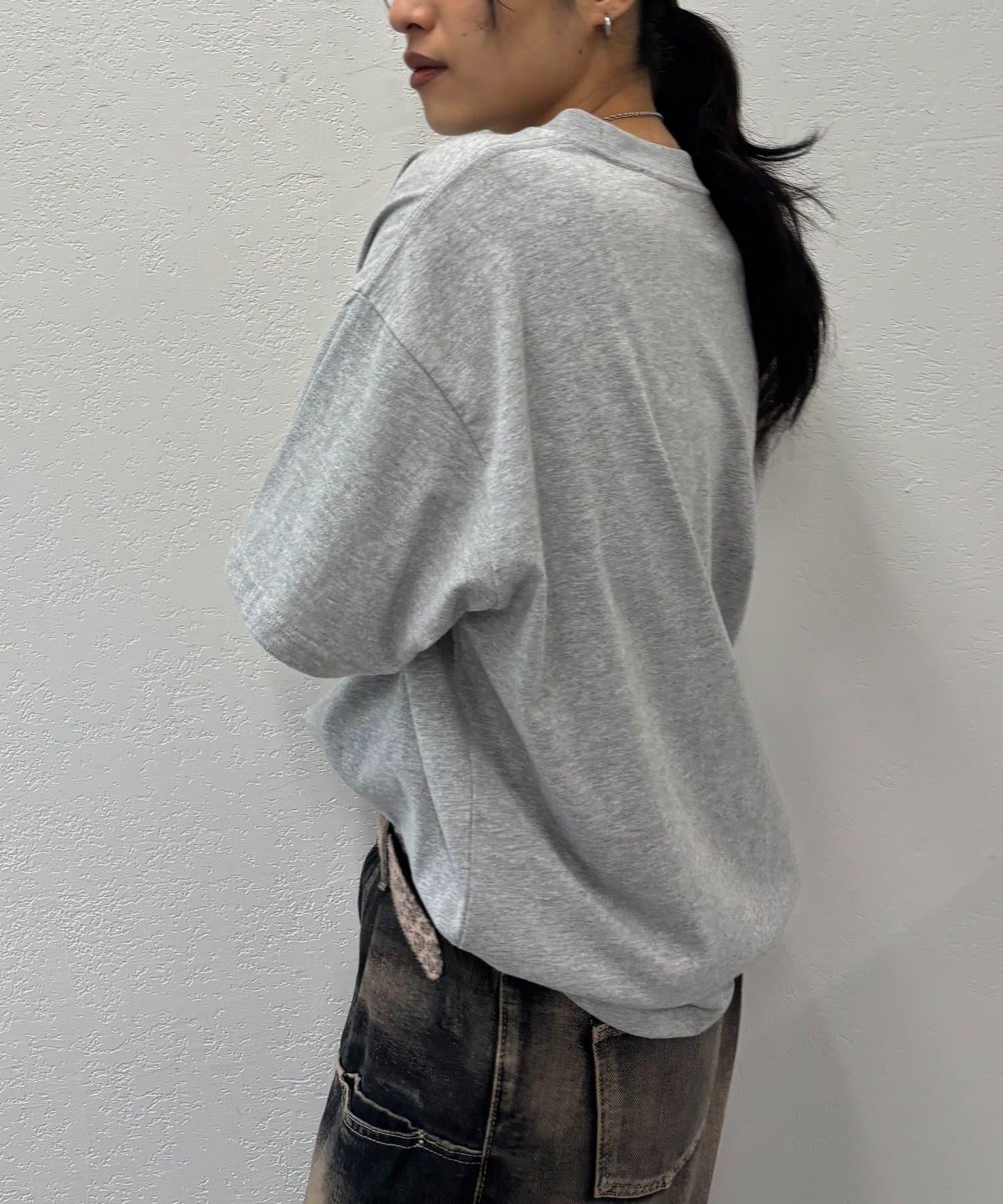 模版印花 口袋 PWステンシルプリント TEE T恤