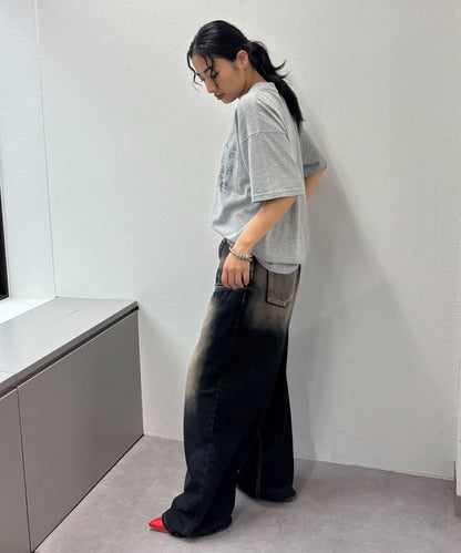 /2尺寸【酸奶油】PW印花口袋T恤