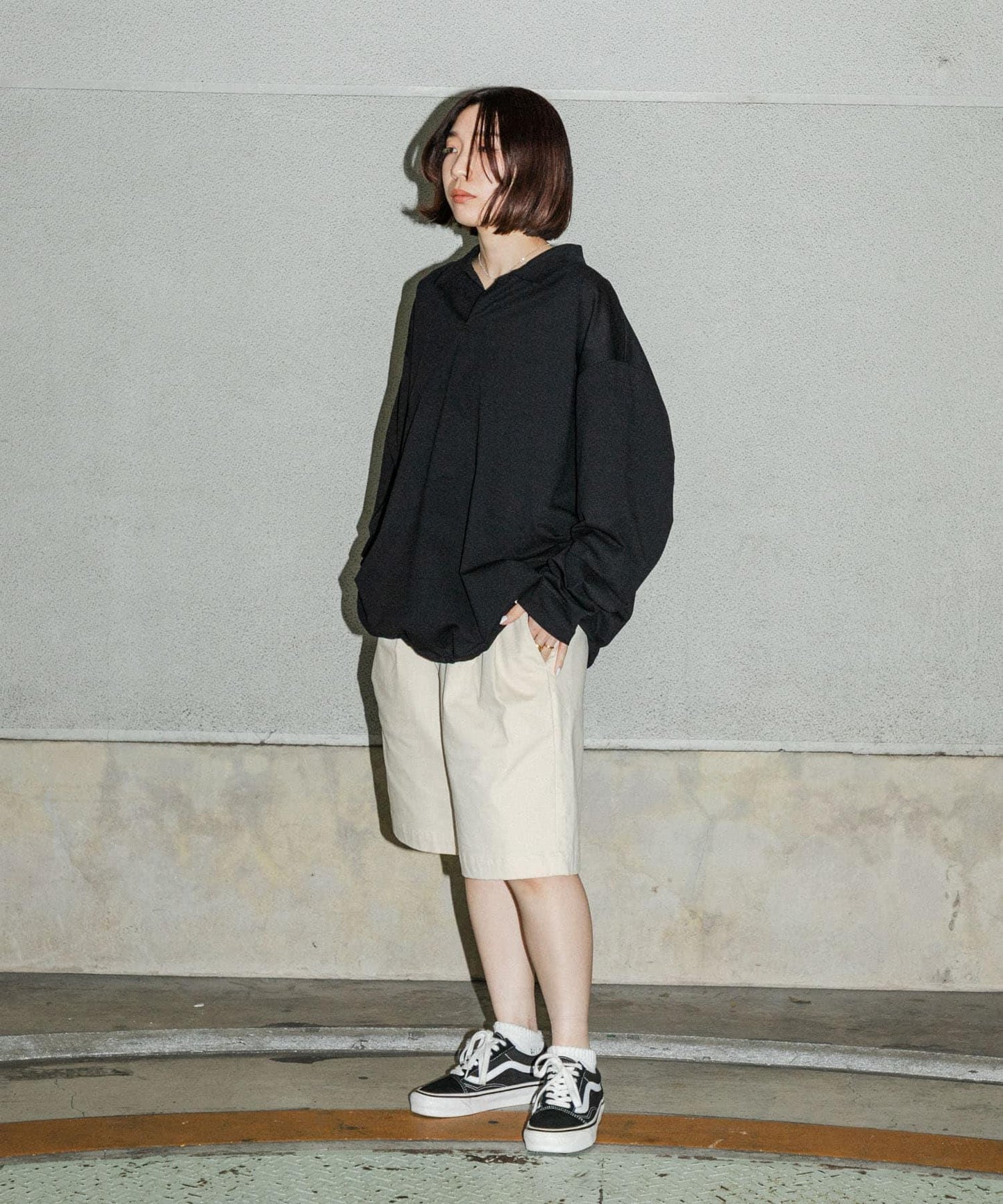 DAD休閒斜紋短褲