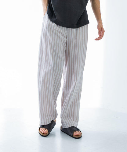 條紋休閒褲