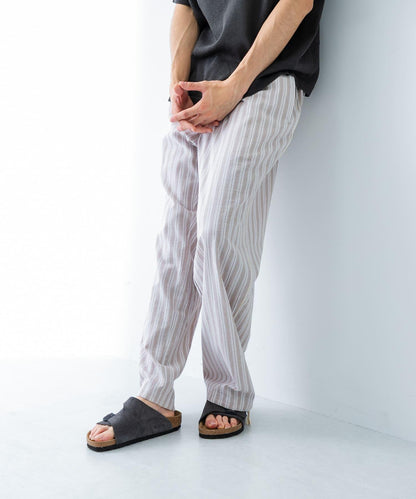 條紋休閒褲